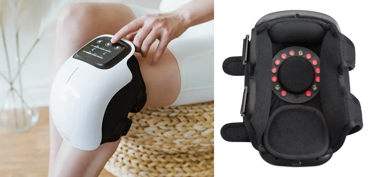 Nooro Knee Massager person applies it on knee