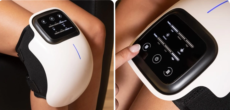 Nooro Knee Massager applied on knee